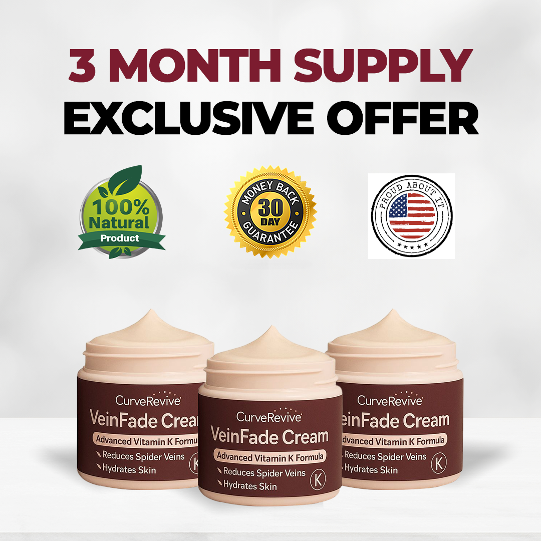 CurveRevive™ VeinFade Cream– 3 Month Supply