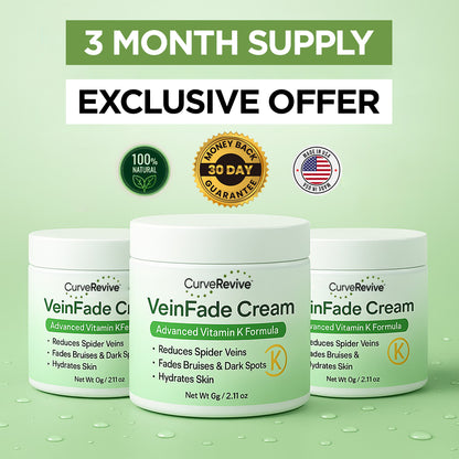 CurveRevive™ VeinFade Cream– 3 Month Supply